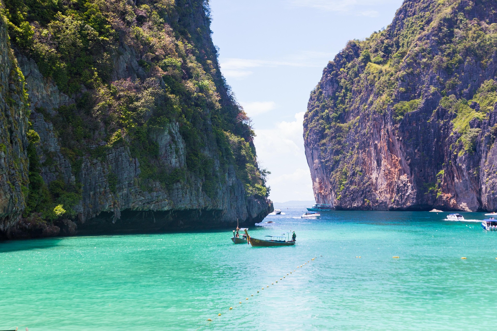 Playa de Maya Bay en las Islas Phi Phi Playa de Maya Bay en las Islas Phi Phi