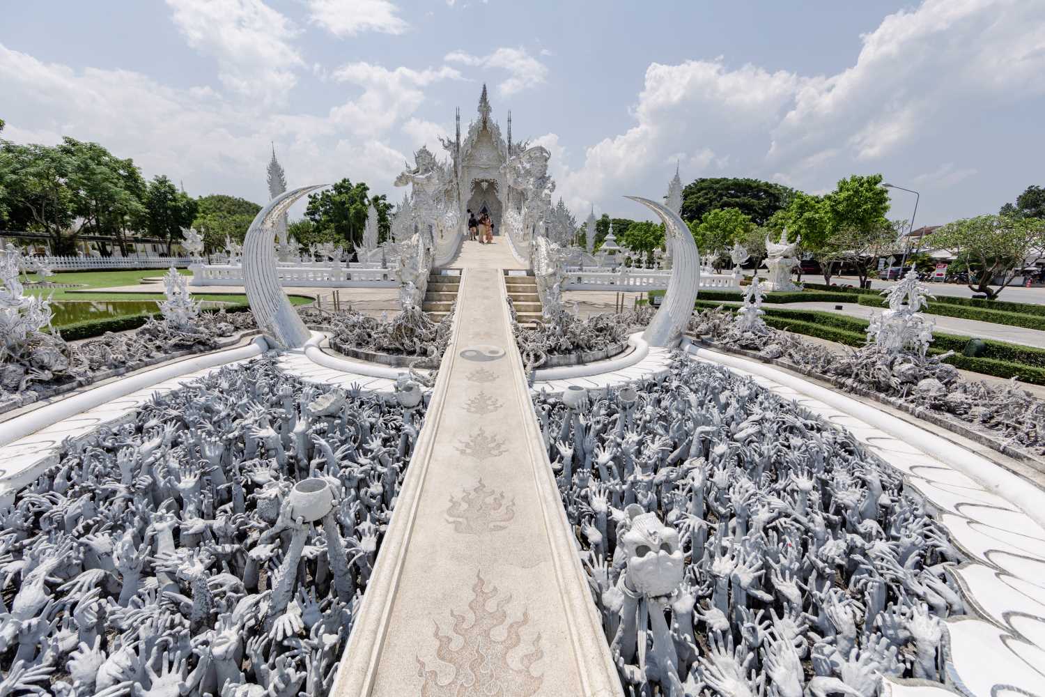Arquitectura del Templo Blanco en Tailandia Arquitectura del Templo Blanco en Tailandia