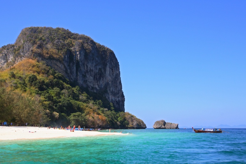 Playa de Poda Island en Krabi, Tailandia Playa de Poda Island en Krabi, Tailandia